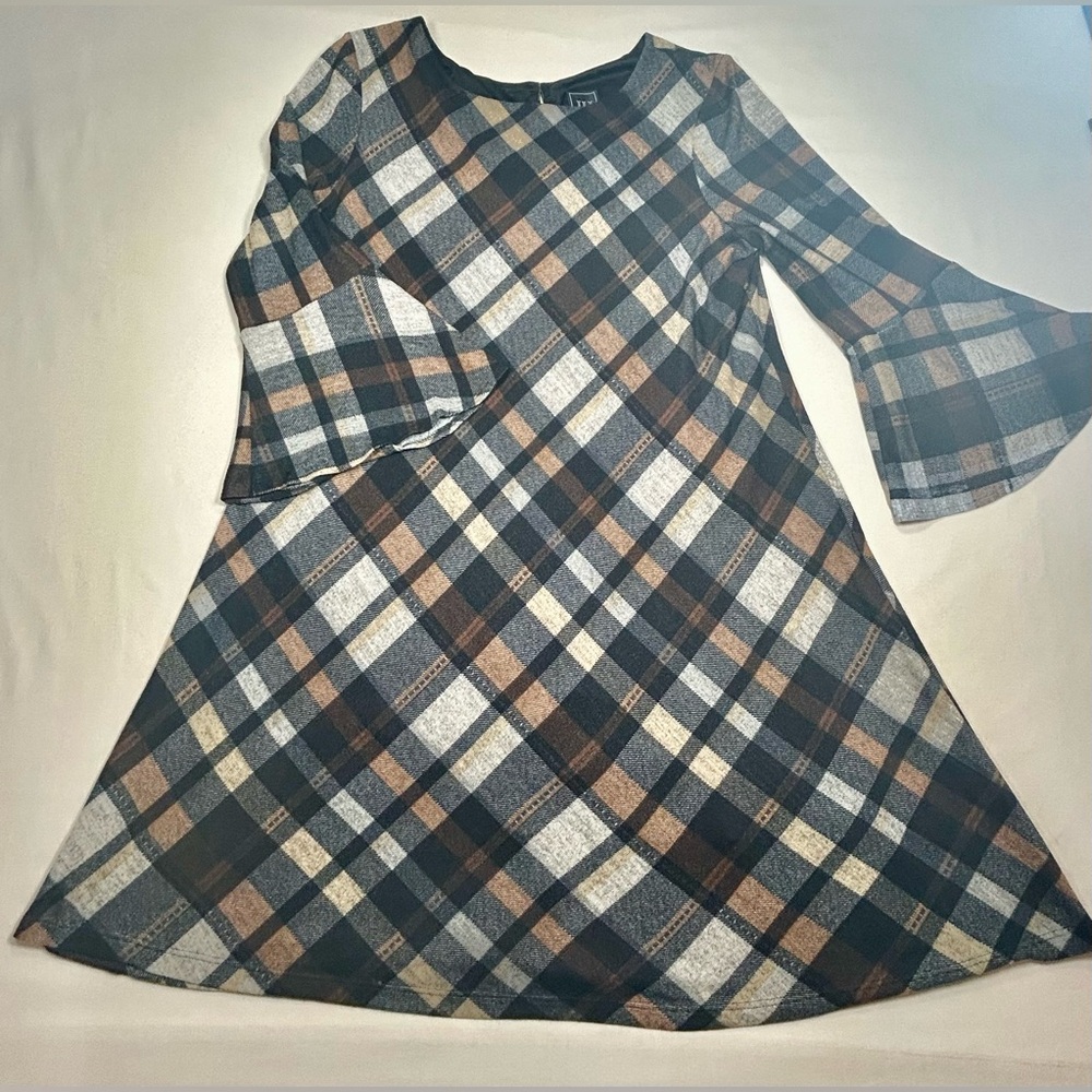 JH plaid dress cocktail